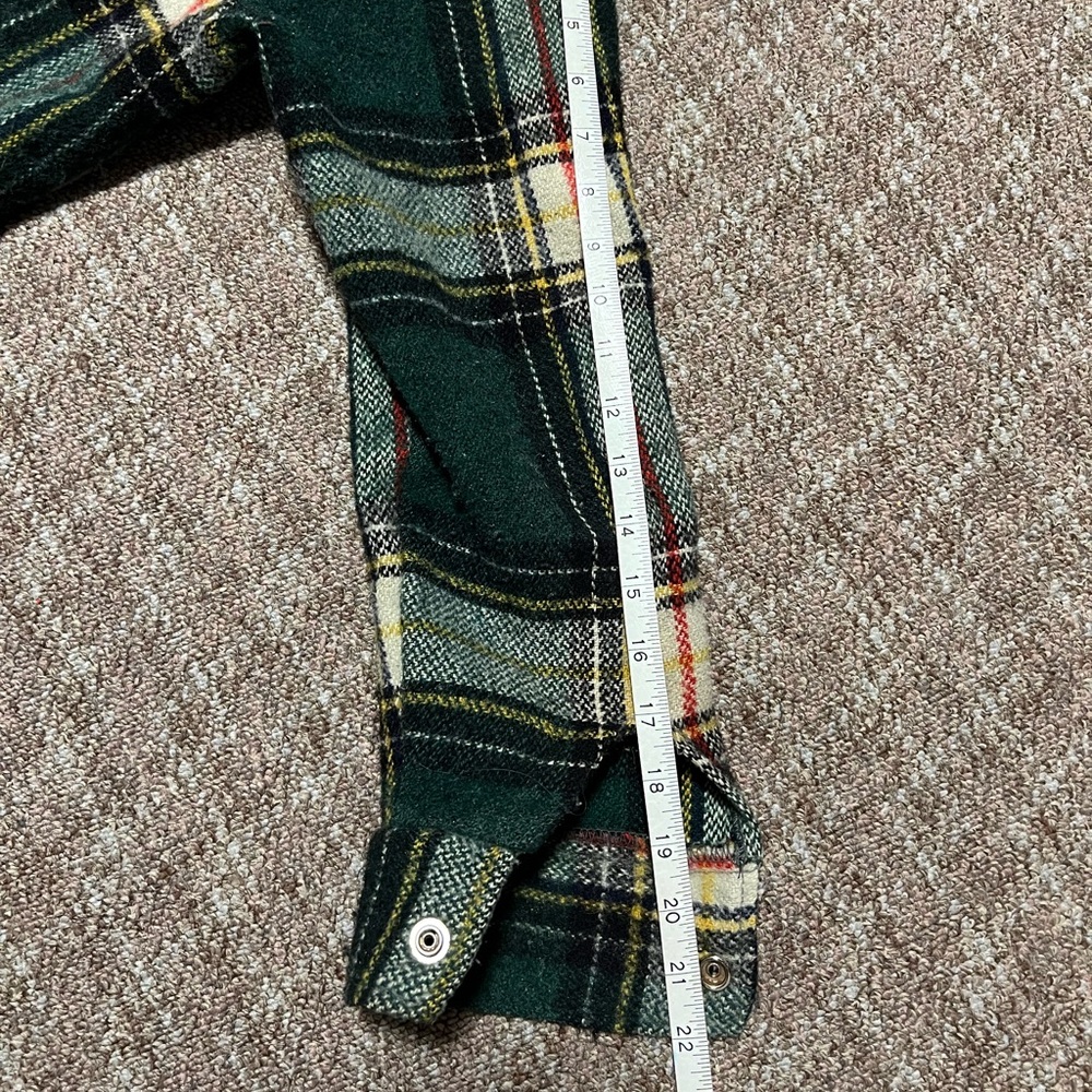 60s/70s Big Bill Plaid Workwear Flannel Overshirt - Picture 7 of 8